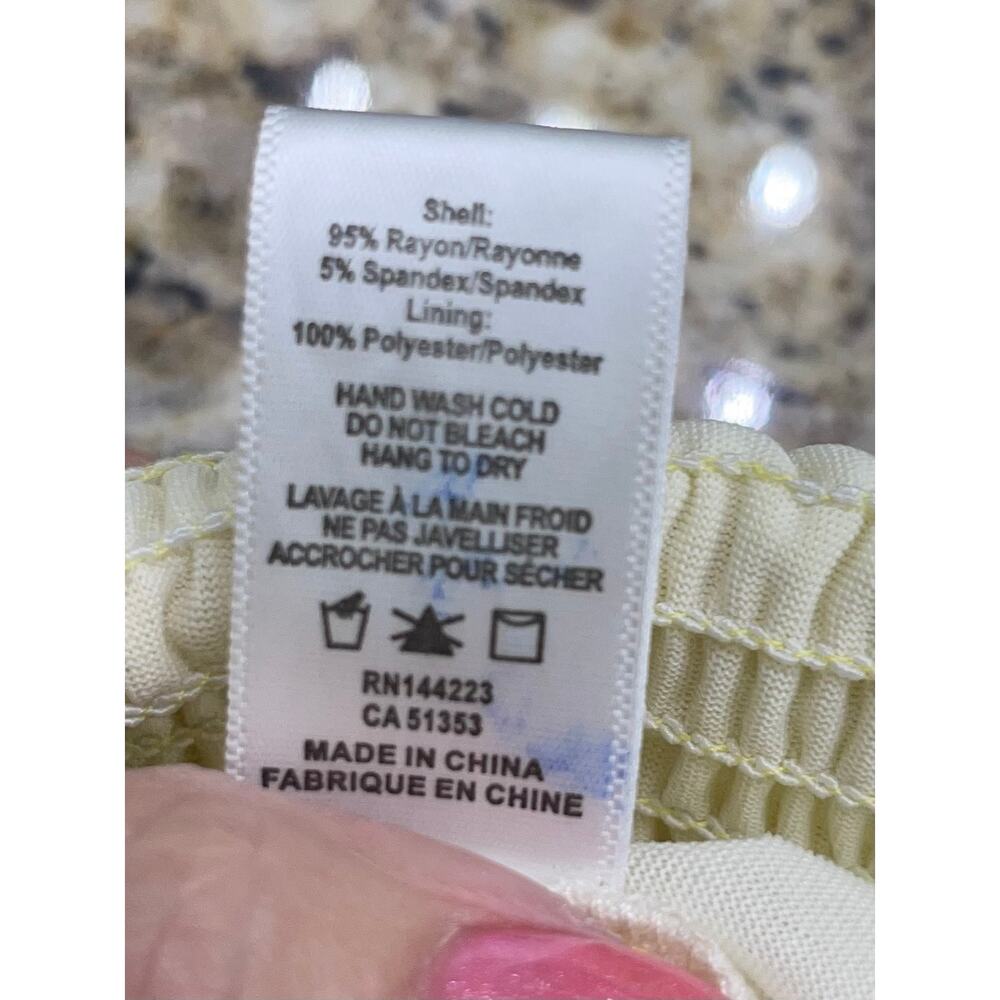 Bishop & young yellow NWT smocked halter tiered dress Bellissima limoncello $120 - Picture 6 of 10